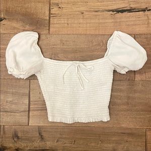 Wilfred Smocked Blouse (Medium)